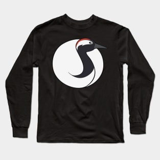 Bird Balls - Chinese Crane Long Sleeve T-Shirt